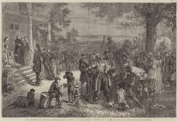 Ein Vorfall während General Shermans Marsch durch Georgia